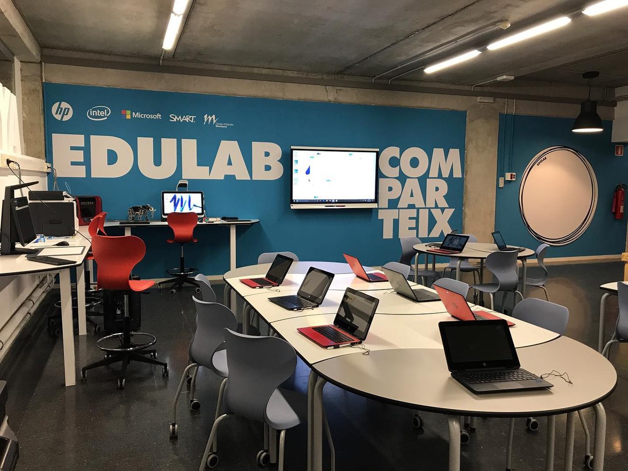 Decoración de pared del aula EDULAB
